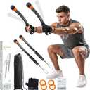 Ropeless Battle Ropes with Adjustable Weight, 2 Pack, Black