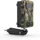 HOLACA Tree Mount Trail Camera Holder with 1/4'' Universal Threads for Trail, Arlo, Stick Up Cam Roelink ZUMIMALL Eufy Security Camera(Black)