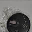 GPX PC332B Portable CD Player with Anti-Skip Protection, FM Radio and Stereo Earbuds - Black