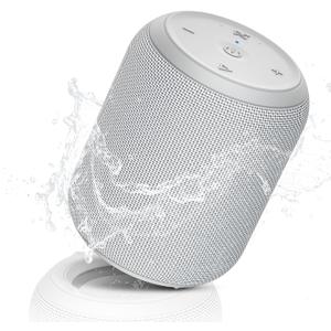 NOTABRICK Bluetooth Speakers,Portable Wireless Speaker with 15W Stereo Sound, IPX6 Waterproof Shower Speaker, Dual Pairs, Portable Speaker for Party Beach Camping
