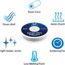 63-37 Tin Lead Rosin Core Solder Wire 4Pcs Sn63-Pb37 Rosin Core Solder Wire for Electrical Soldering(0.8mm 400g)