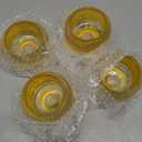 Woho Gold Candlestick Holder Set of 4, Tapered Candlestick Holders for Table Centerpiece, Glass Taper Candle Holders Bulk for Wedding Dinning Party