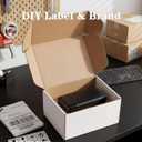 WIFTREY 8x6x4 Shipping Boxes 30 Pack, White Packing Box for Small Business, 8 x 6 x 4 Corrugated Cardboard Boxes for Mailing, Mailing, Shipping