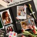 Liene Amber M100/M200/M110/M210 4x6" Photo Printer 80 Sheets Photo Paper & 2 Ink Cartridges Refill, Dye Sublimation, Only for Liene DHP512/DHP513/DHP514/DHP515 Printer, for Display, Framing, Scrapbook