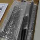 Queekay Reptile Heat LAMP Stand, Black Metal, Adjustable Height and Width, 5 Hanging Hooks, for Terrarium, Aquarium, Incubator, Cages, Suitable for Reptiles, Amphibians, Small Animals