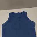 THE GYM PEOPLE Women's Workout Crop Tops Sleeveless Yoga Running Shirts Athletic Tank Top No Padding, Dark Blue Green 