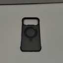 Temdan Designed for Phone 17 Pro Max Case,[with 360Rotatable Invisible Magnetic O-Ring Stand][Military Grade Shockproof][Compatible with MagSafe] Anti-Slip Translucent Matte Phone Case 6.9" 2025 (Black)