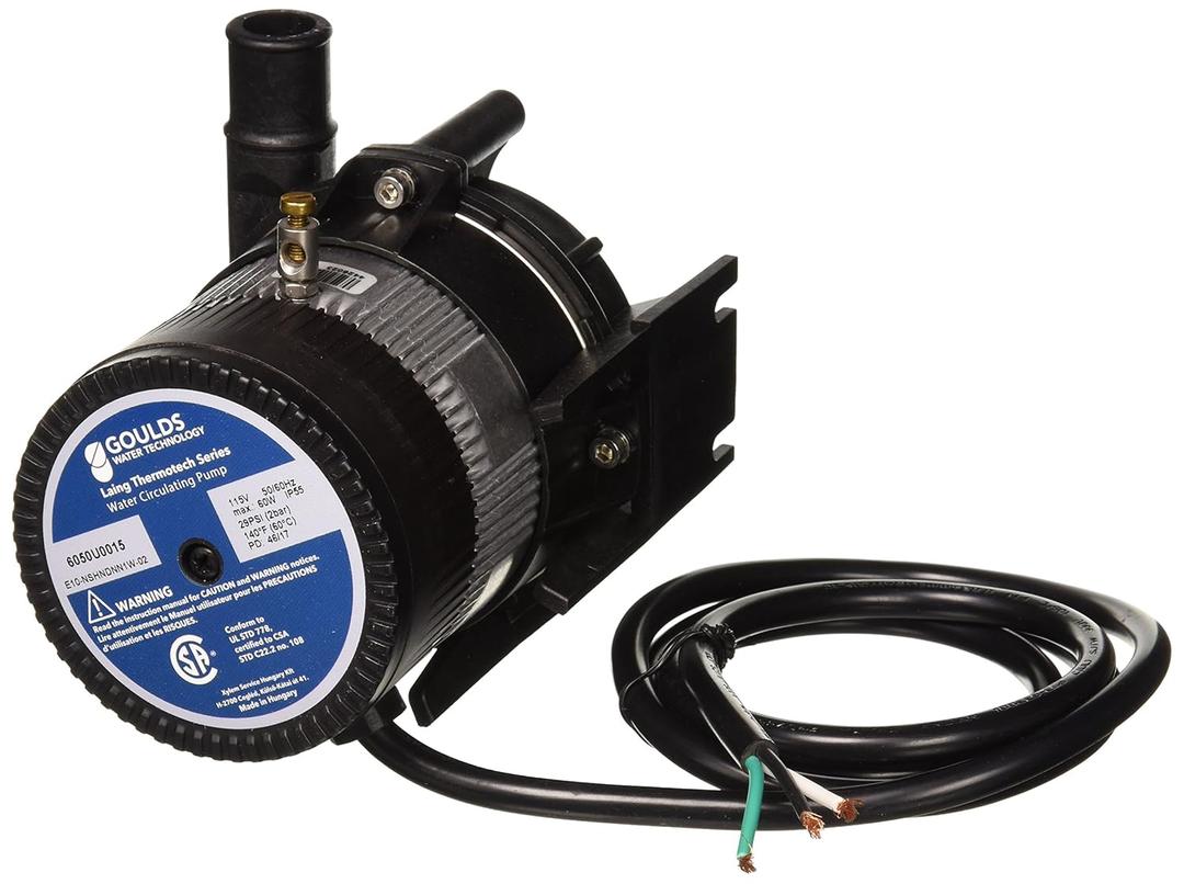 Pump, Circ, Laing E-10, 115v, 3/4" b, 4ft Bare Cord
