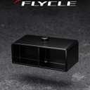 FLYCLE 2 inch Rear Lift Blocks for Chevy Silverado 1500 Sierra 1500, 2" Rear Leveling Kit Extended Square U-Bolts Compatible with 1999-2024 Silverado 1500 Sierra 1500