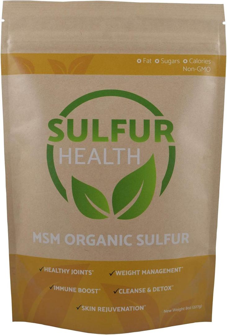 2 x MSM Organic Sulfur - 99.9% Pure MSM Supplement - Lab-Tested & Certified (1 Pound), No BBD