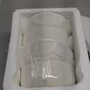 MALACASA 24 OZ Cereal Bowls, 5.8 Inch Soup Bowls Ceramic Bowl Sets of 4, Breakfast Bowls Set for Kitchen, Dishwasher Microwave Oven Safe, White, Series LUNA