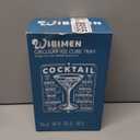 WIBIMEN Ice Cube Tray with Lid and Bin - Round Ice Trays for Freezer with Lid - Ice Cube Trays for Freezer with Ice Container (1"-2PACK Blue)