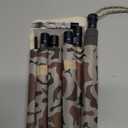 Trekking Pole Tactical Walking Stick, Multifunctional Lightweight Aircraft Aluminum Collapsible Survival Hiking Pole with Storage Bag for Women Men Seniors Camping Backpacking (6-section gray handle)