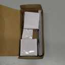 2 Pack Matte Black Single Sided Crystal Dummy Door Knobs Interior, Vintage Glass Dummy Door Knobs with Long Plate