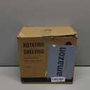 Aveniee Rotating Makeup Organizer for Vanity, 3 Tier Perfume Organizers and Storage for Bathroom Countertop, Clear Spinning Skincare Counter Shelf Holder for Dresser,Brown