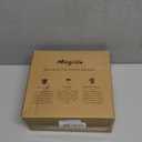 ALAGIRLS 4 Pack Small Fake Plants, 10" Artificial Plants Indoor Eucalyptus/Rosemary/Succulents, Small Faux Plants in Pulp Pot for Bathroom Bedroom Kitchen Office Living Room Decor (Green)