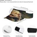 Cat Pattern Sport Sun Visor Hat Adjustable Empty Top Baseball Cap Outdoor Travel Beach Ball Caps for Women and Men (One Size, Bearded Dragon Lizards)