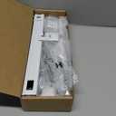 WALI Projector Mount Ceiling/Wall - Universal 3-in-1 Bracket with Extension Pole, Height Adjustable Holder for LCD/DLP Projectors, Supports up to 44lbs (PM-003-W), White (Medium)