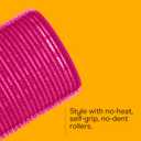 Conair Heatless Hair Curlers, Self-Grip Hair Rollers for Women Provide Lift & Volume, Assorted Sizes & Colors, 31 Count with Reusable Zippered Bag