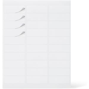 Amazon Basics Printable Address Labels, White, 1" x 2-5/8", 3000 Blank Mailing Labels