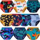 BIG ELEPHANT Baby Boys Training Underwear, Toddler Cotton Potty Training Pants Soft Absorbent, 2T Pink