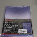 25-Pack 8.5 x 11 Inch Document-Toploaders - Premium Document Topload Holders, Crystal Clear Document Top loaders, Hard Plastic Page Sheet Protectors for Photos, Prints, Menu Covers and Work Papers
