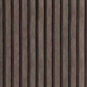 Yun-aeon Natural Wood Peel and Stick Wallpaper Wood Slats - 17.3"x 160" Dark Brown Self-Adhesive Waterproof Vinyl Removable Wall Paper for Wall Decor Bedroom