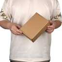 PHAREGE 7x5x2 inch Shipping Boxes 6 Pack Brown, Tab Lock Tuck Top Mailer Boxes for Packaging Small Business, Small Cardboard Gift Boxes for Wrapping Mailing Present