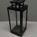 HD Designs Glass Iron Lantern