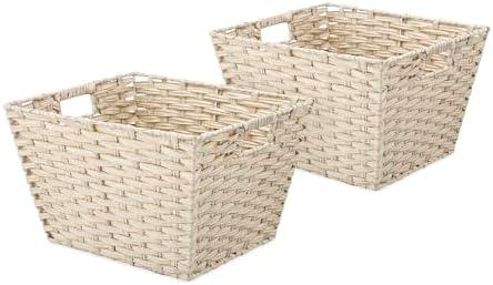 Whitmor Split Rattique Small Tote