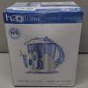 H2ofloss Dental Water Flosser for Teeth Cleaning With 12 Multifunctional Tips & 800ml Capacity, Professional Countertop Oral Irrigator Quiet Design(HF-9 whisper) (White)