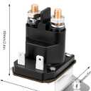 725-06153A Starter Solenoid for Cub Cadet XT1 XT2 Enduro RZT LT1 ZT1 ZT2 MTD Troy Bilt Yard Man Husky Yard Machines Craftsman Zero Turn Riding Lawn Mower Tractor 762-1261-211-50