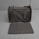 Henkelion Cat Carriers Dog Carrier Pet Carrier For Small / Medium Cats Dogs Puppies (Up To 15lbs), TSA Airline Approved Small Dog Carrier Soft Sided, Collapsible Waterproof Travel Puppy Carrier - Grey (17.0"L x 11.0"W x 11.0"H)