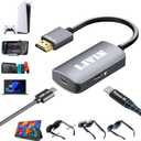 HDMI to USB C Adapter (4K@60Hz) Portable Monitor, AR Glasses XREAL OneAir 2 Pro/VITURE Pro/RayNeo Air 2s/Rokid, HDMI Male(Source) to USB C Female(Display) Laptop,Switch,ROG Ally,Steam Deck,PS4/5,Xbox