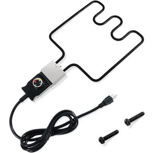 Heating Element Compatible with Masterbuilt Electric Smoker and Grill,Adjustable Thermostat Cord Controller Replacement,Masterbuilt Smoker Parts for Smokers & Turkey Fryers,1500Watt