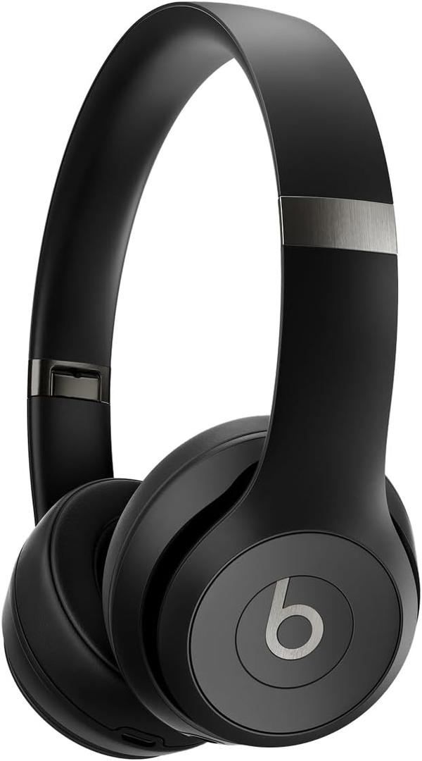 Beats Solo 4 - Wireless On-Ear Bluetooth Headphones, Up to 50-Hour Battery Life, Ultra-Lightweight Comfort, Powerful and Balanced Sound, Apple & Android Compatible - Matte Black, Standalone