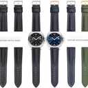 Nylon Leather Watch Band Quick Release Waterproof Resistant Oxford Fabric Durable Hybrid Premium Nylon Fiber Genuine Leather Universal Replacement Strap 18mm 19mm 20mm 21mm 22mm for Men Women