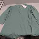CEASIKERY Women's 3/4 Sleeve V Neck Tops Casual Tunic Blouse Loose Shirt (Green, M)