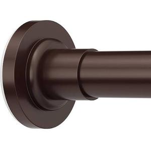 Shower Curtain Rods 75 inches Long, Brown