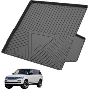 Elsetyler Custom Fit for Cargo Liner Land Rover Range Rover 2013-2025 - Black TPE All Weather Heavy Duty Waterproof Rear Cargo Tray Trunk Floor Mat Protector