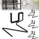 Pistol Display Stand - Rubber-Wrap Handgun Display Holder, Revolver Display Stand for Safe, Cabinet and Nightstand, Pistol Display Rack, Pistol Stand for Handguns, Gun Holder Stand (4 PCS)