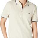 BOSS Mens Paddy Short Sleeve Polo Shirt, L