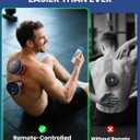 Electric Cupping Kit for Massage Therapy with Remote Controller - 32 Levels of Adjustable Suction & Heat, Portable Cupping Therapy Set for Back Pain Relief, Neck Muscle Soreness