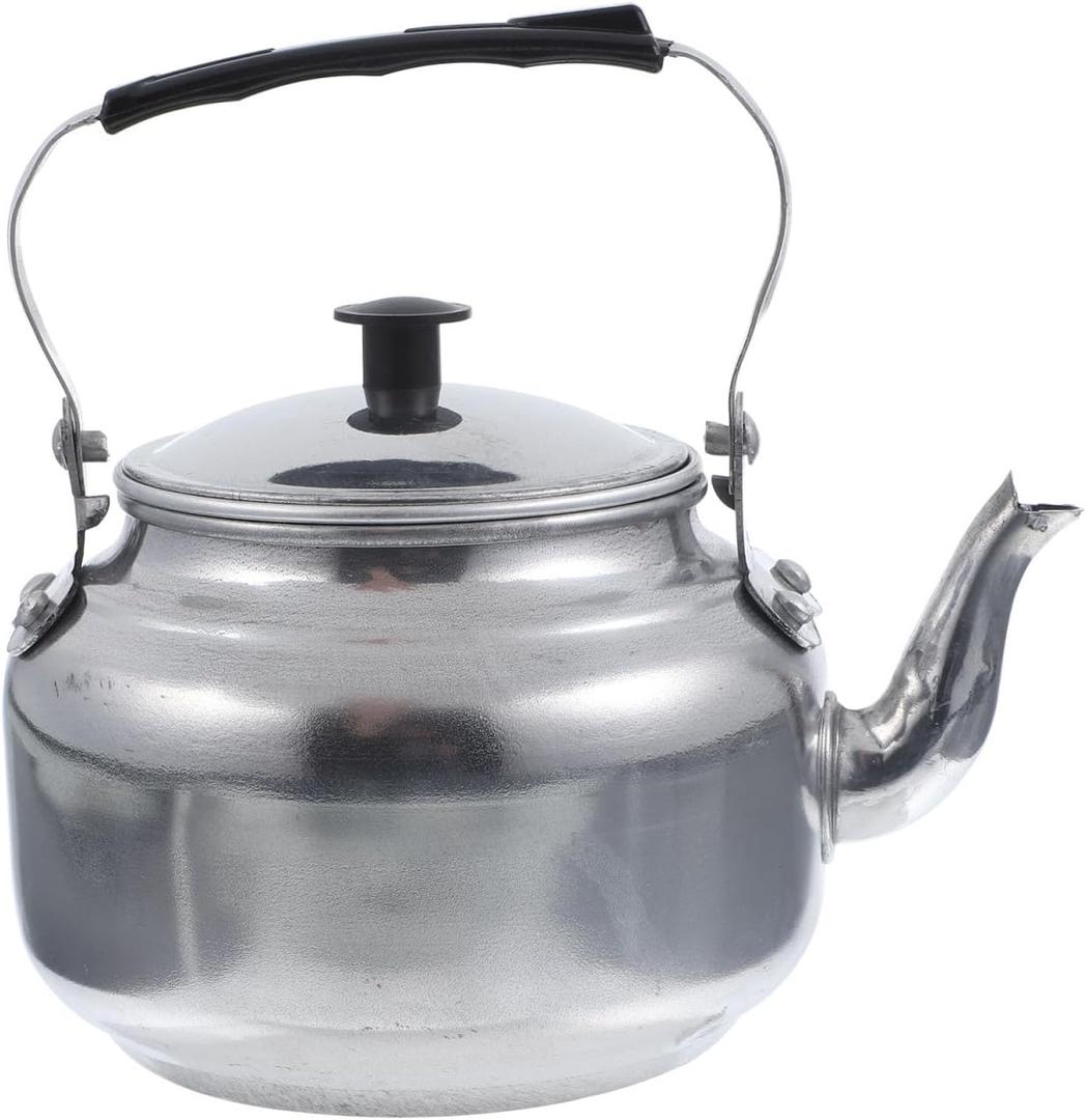 Baluue Stovetop Tea Kettle with Built-in Filter Mesh 6.88X6.29X4.92In Household Water Kettle for Brewing Tea Coffee Hot Beverages Ergonomic Handle Easy Pouring