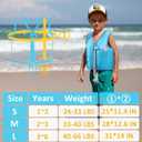Pottwal Swim Vest for 1-2 Years (24-33 LBS) - Blue Blowing Whale