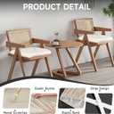 PU Leather Seat Covers for Dining Chairs, 8 Pack 100% Waterproof Dining Room Chair Seat Covers Stretch and Wipeable Kitchen Chair Cover Protectors (PU Cream, 8 PCS)