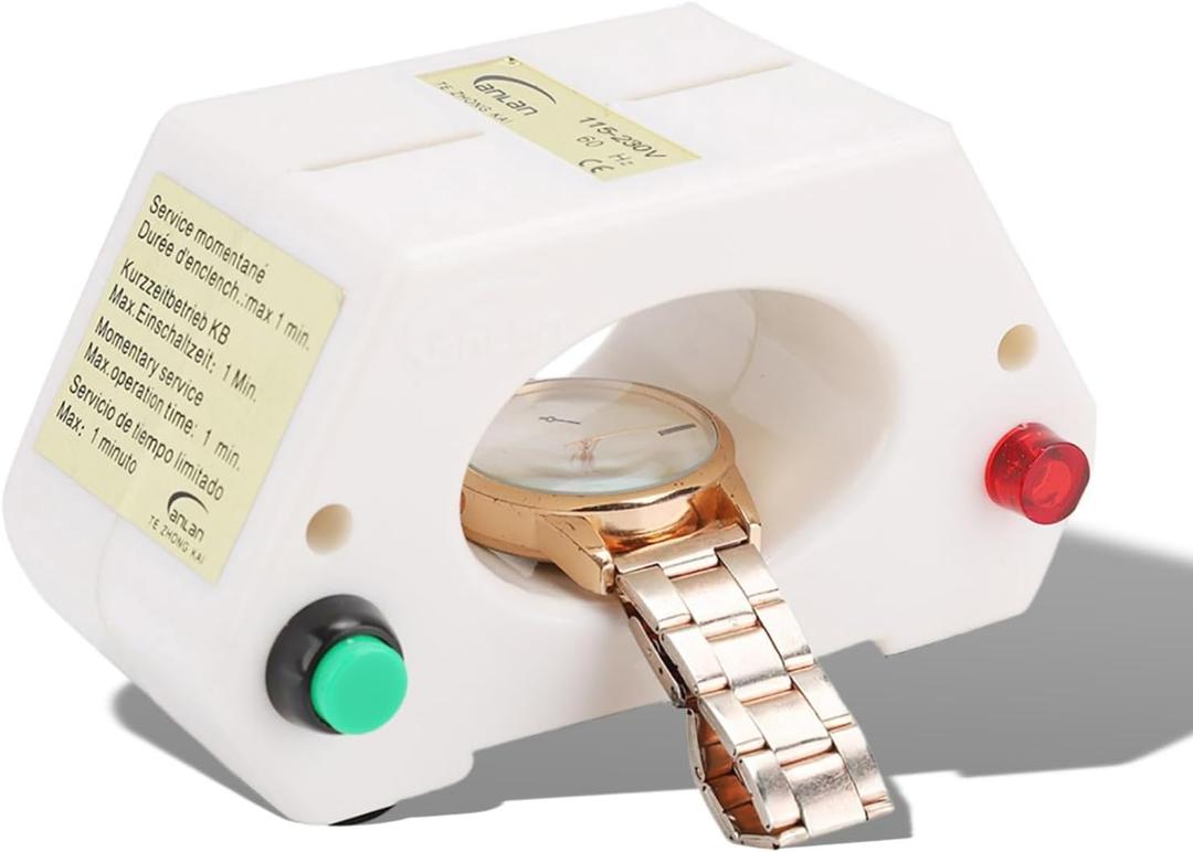 Demagnetizer , Professional Mechanical Wristwatch Demagnetizer Demagnetizing Watch Repairing Tool(US standard 115 230v)