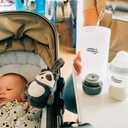 Tommee Tippee Portable Travel Baby Bottle and Food Warmer, Thermal Insulation, Stainless-Steel Flask with Leak-Proof Lid