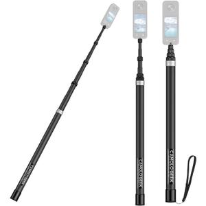 118"/3.0m Invisible Selfie Stick Carbon Fiber, 9.8ft Extended Super Long Pole Compatible with Insta360 X5 X4 X3 ONE X2, ONE R, ONE X, ONE GO 3S 3 2 Action 360 Camera (17 to 118")