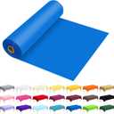 54 Inch X 100 Feet Plastic Table Cover Roll Premium Disposable Plastic Tablecloth for All Type/Shape Tables | Picnic, Party, Banquet, Birthdays, Weddings (Blue, 54 Inch X 100 Feet)